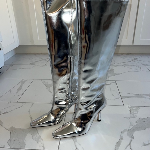 STAUD CAMI BOOT CHROME SILVER - Picture 3 of 16